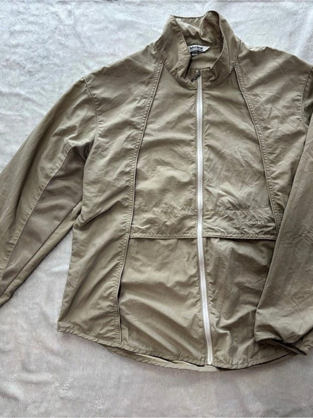 Solumbra Women’s Full-Zip Jacket Beige Large